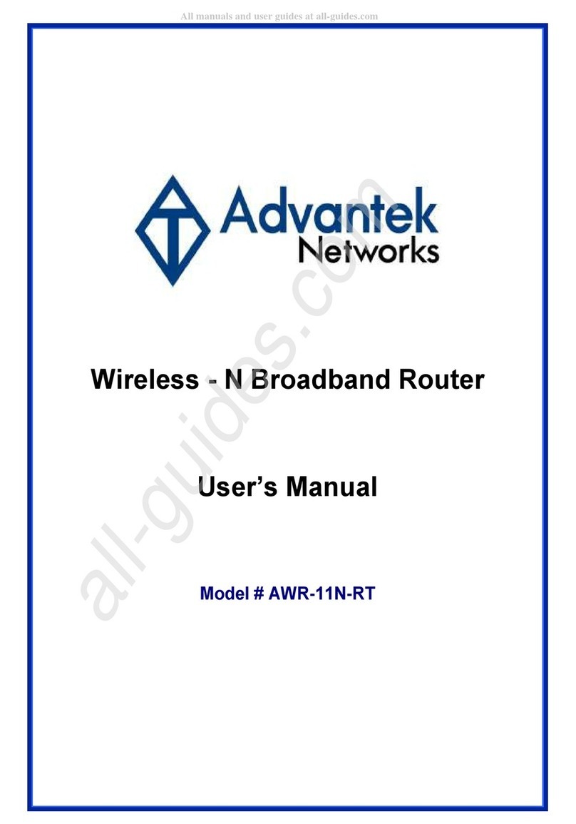 Advantek Networks AWR-11N-RT User manual
