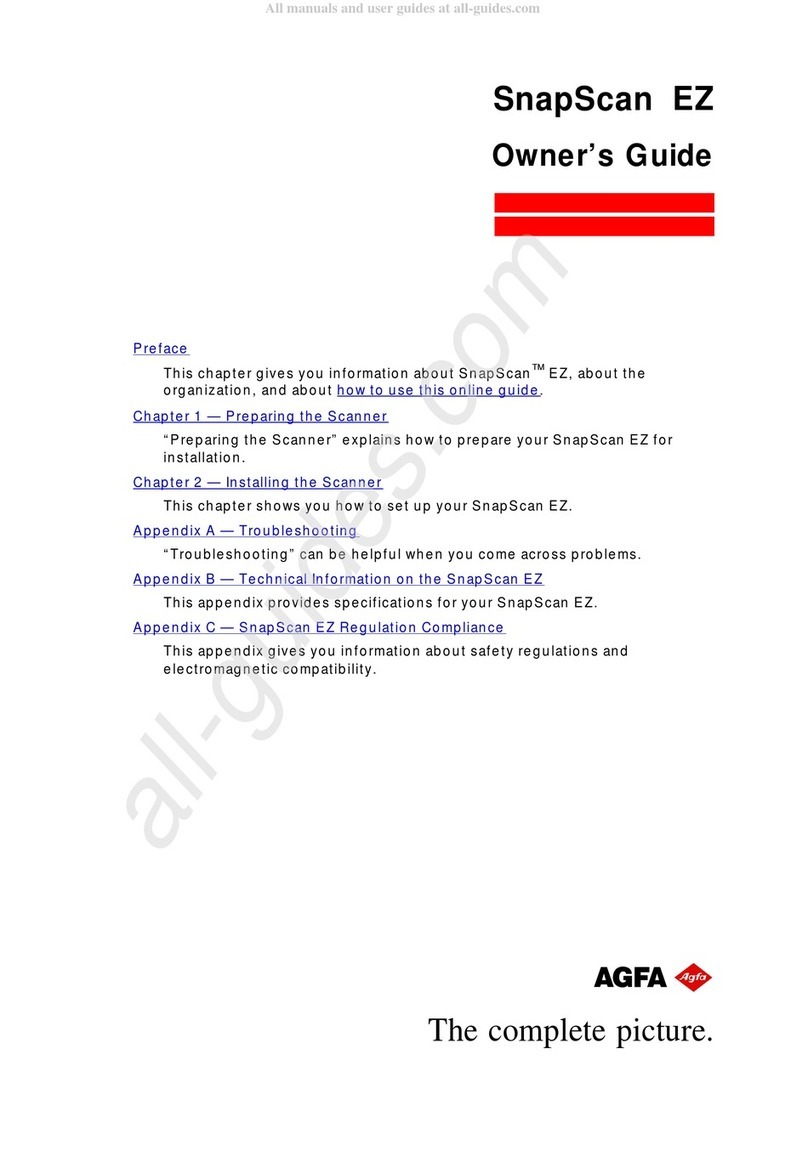 AGFA SnapScan EZ owner's guide