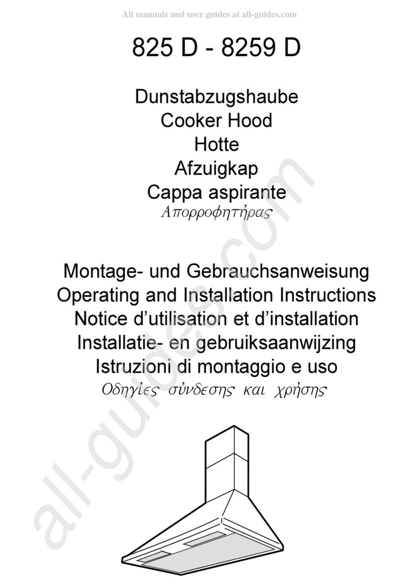 AEG 825 D User manual