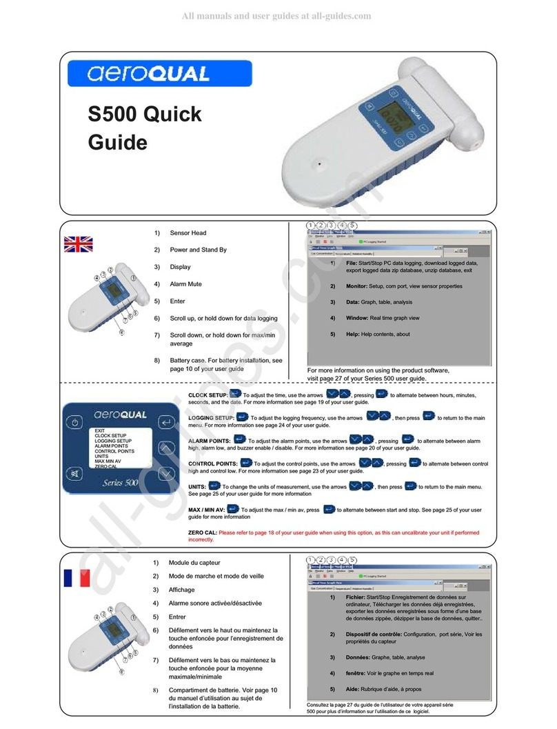 Aeroqual S500 quick guide