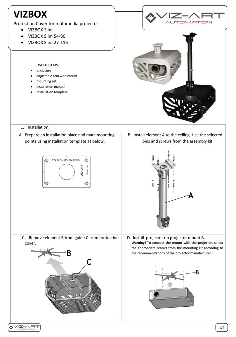 Viz-Art Automation VIZBOX Slim installation manual