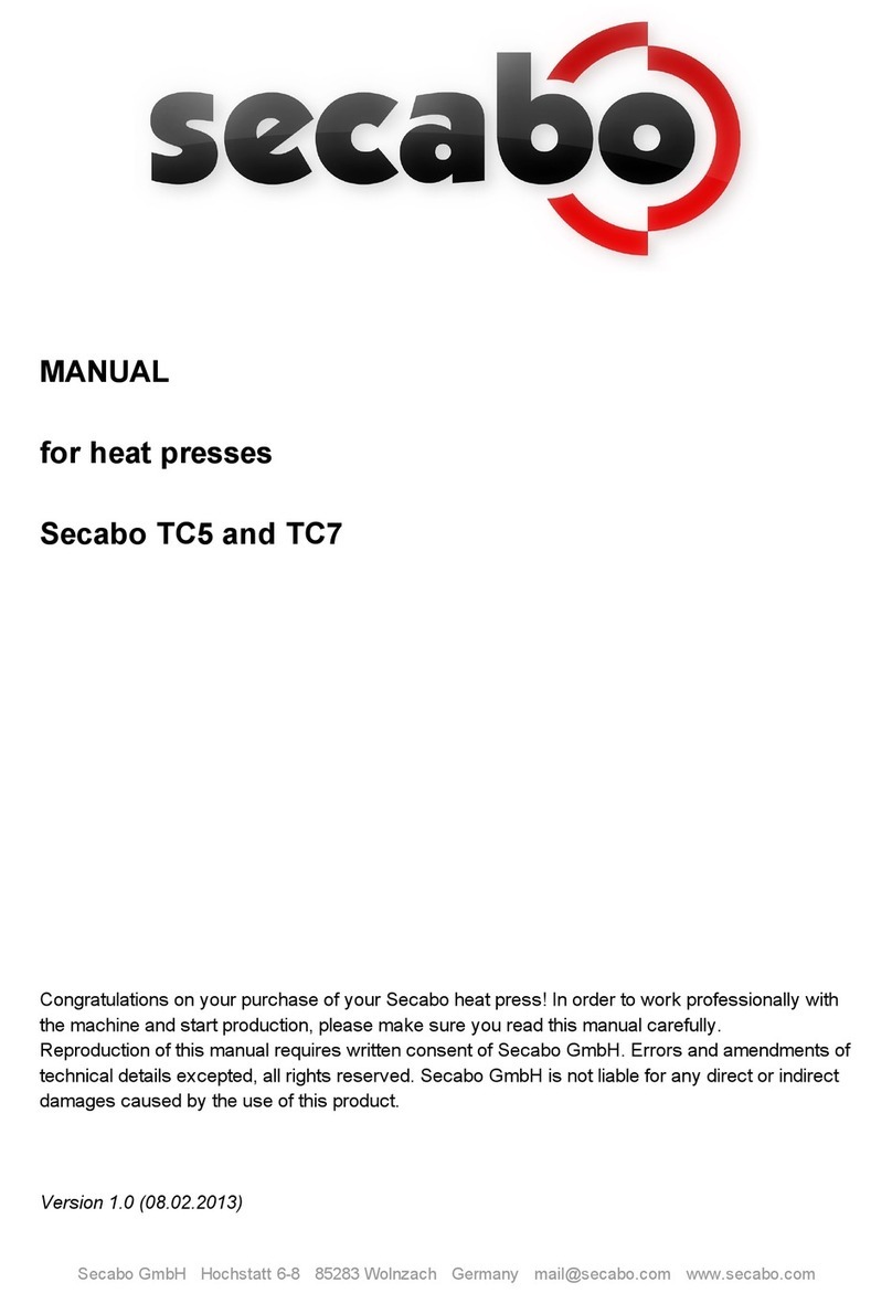 Secabo TC5 Smart User manual
