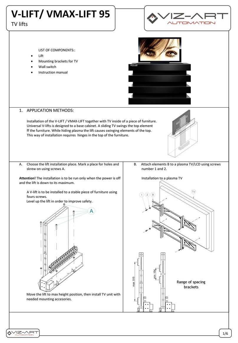 Viz-Art Automation V-LIFT instruction manual