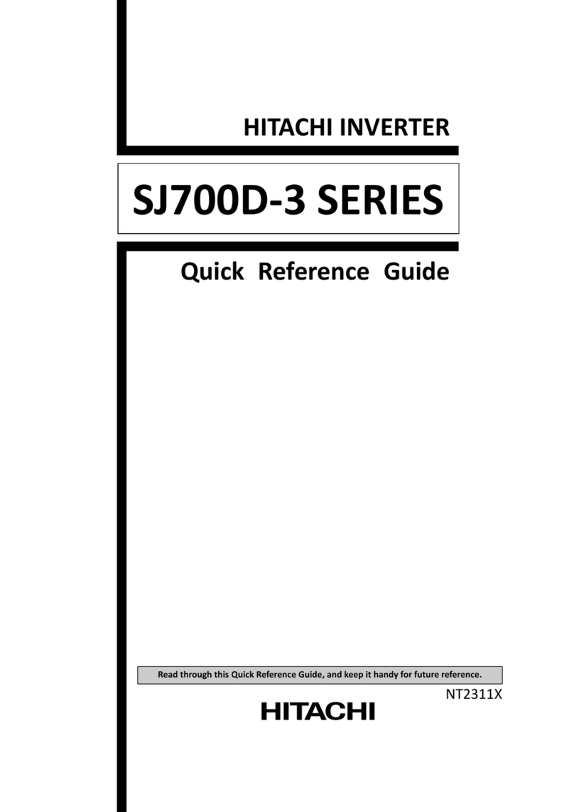 Hitachi SJ700D-3 SERIES User manual Hitachi SJ700D-3 SERIES User manual