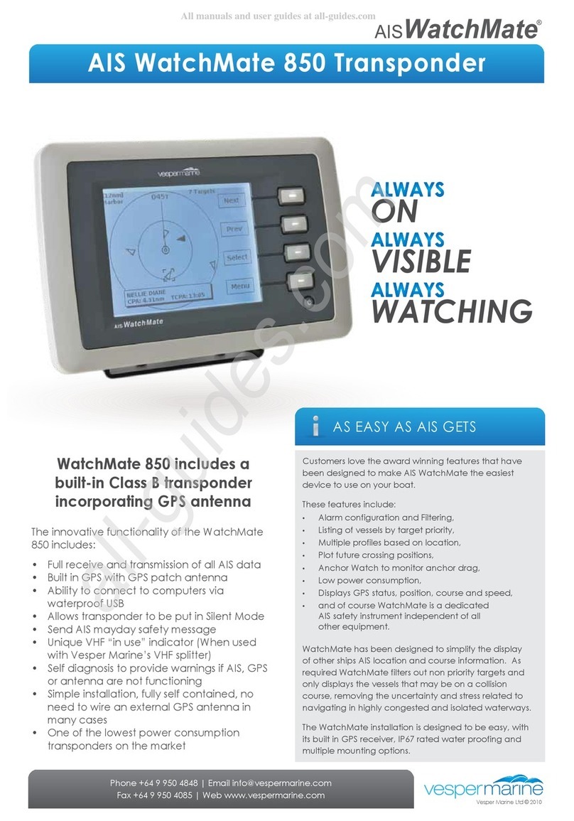 AIS WatchMate 850 quick start guide