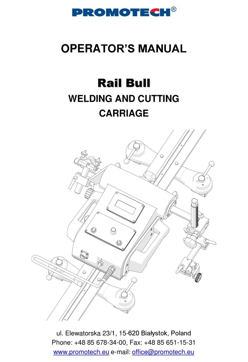 Promotech Rail Bull Operator's manual