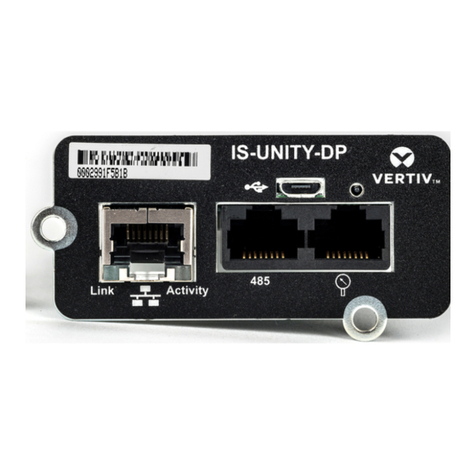 Vertiv Liebert IntelliSlot Unity Card Installer and user guide