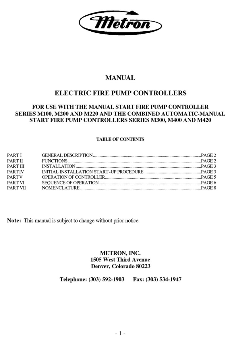METRON M100 Series manual