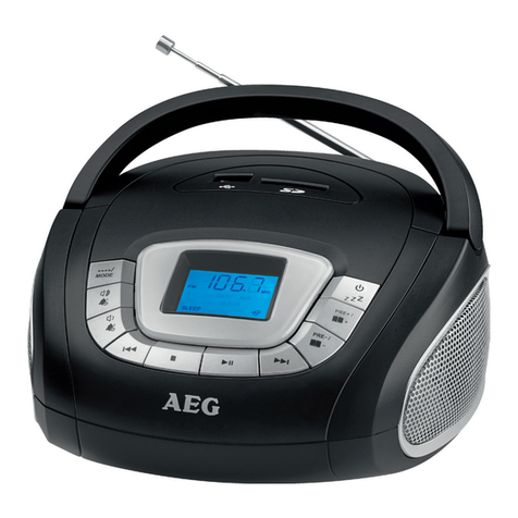 AEG SR 4373 SD/USB instruction manual