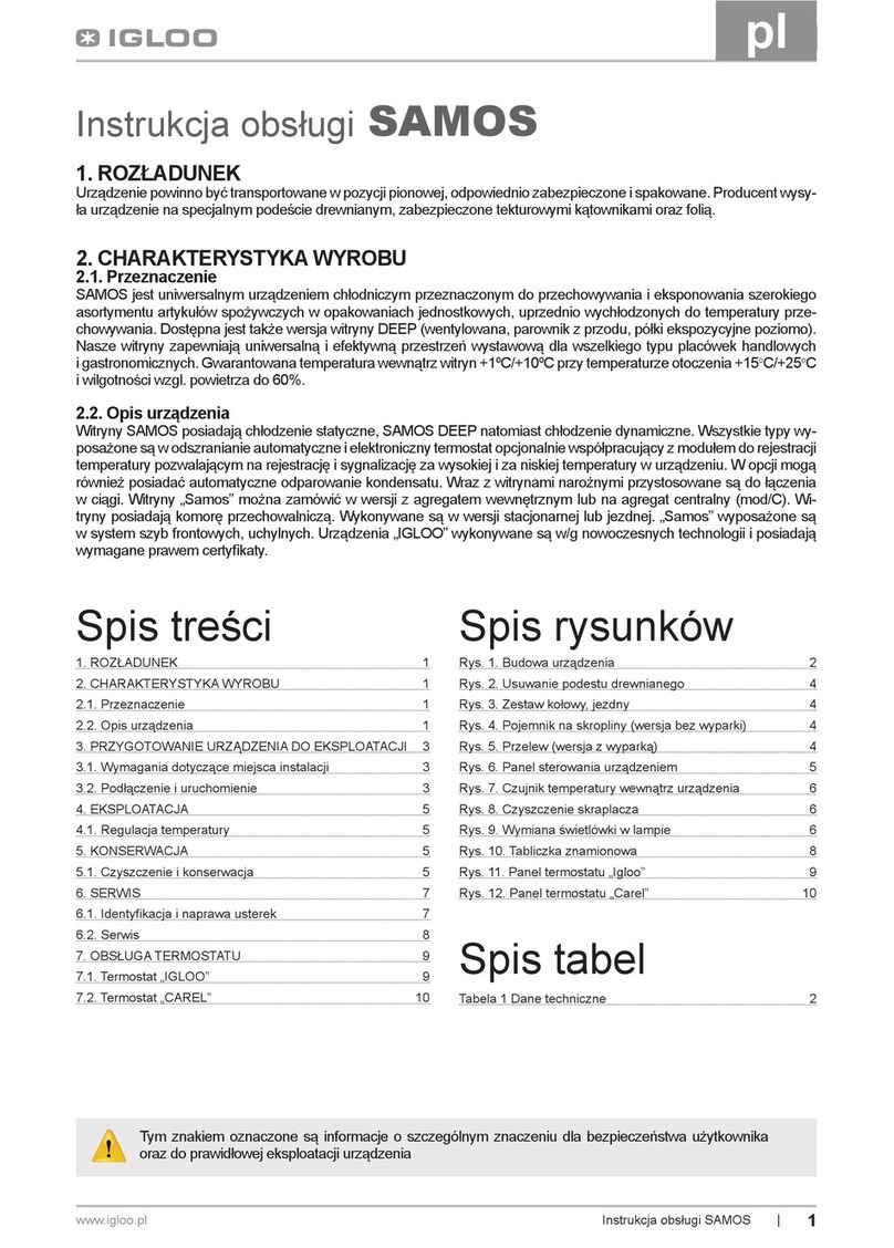 Igloo SAMOS Series User manual