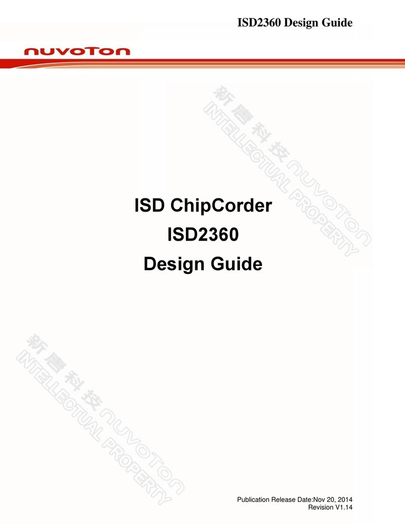 Nuvoton ISD2360 Guide Nuvoton ISD2360 Guide