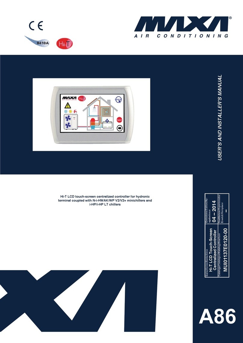 MAXA HI-T User's and installer's manual