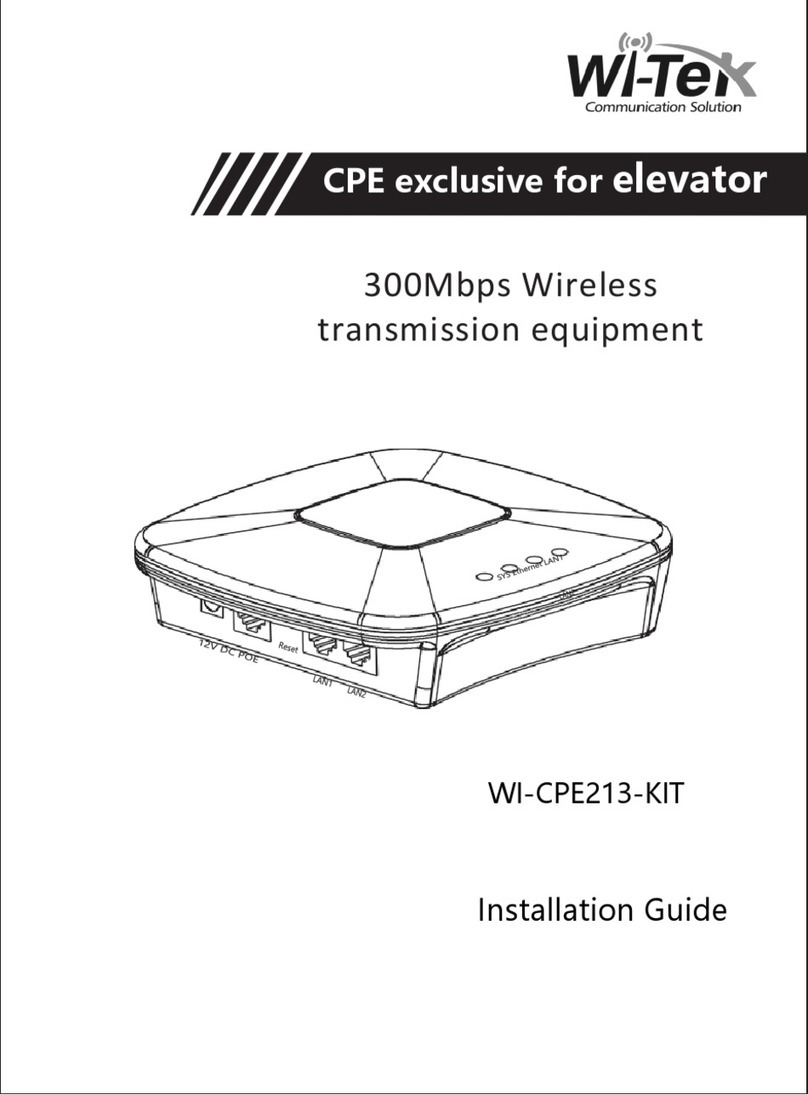 Wi-Tek WI-CPE213-KIT User manual
