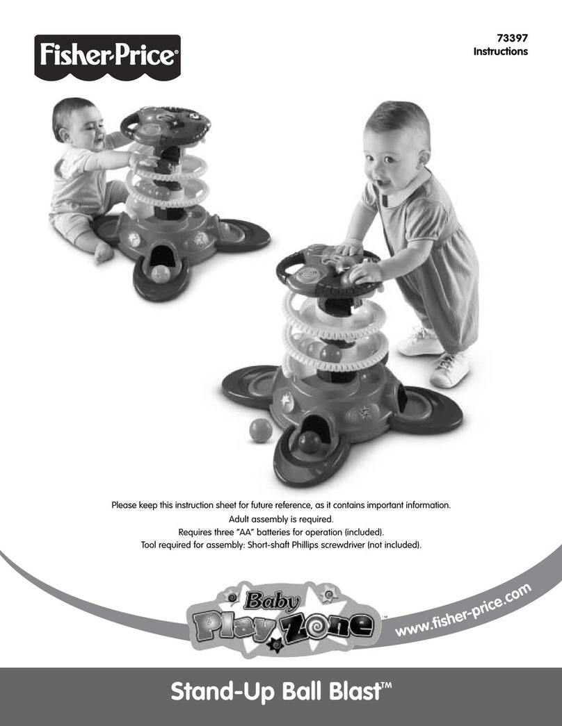 Fisher-Price Stand-Up Ball Blast 73397 instructions