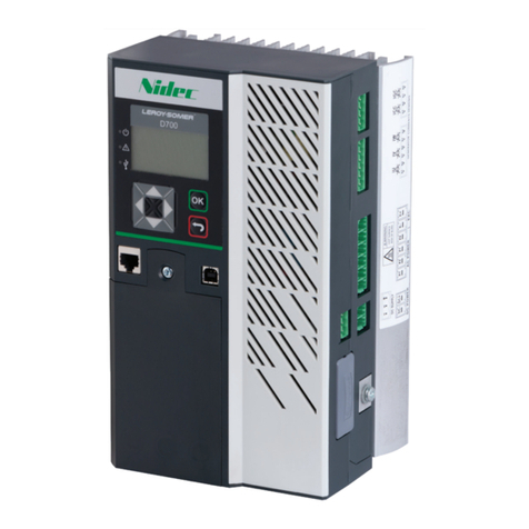 Nidec Leroy-Somer D700 Installation and Maintenance Nidec Leroy-Somer D700 Installation and Maintenance