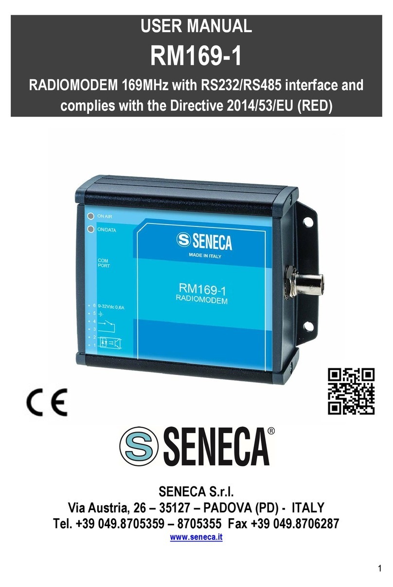 Seneca RM169-1 User manual