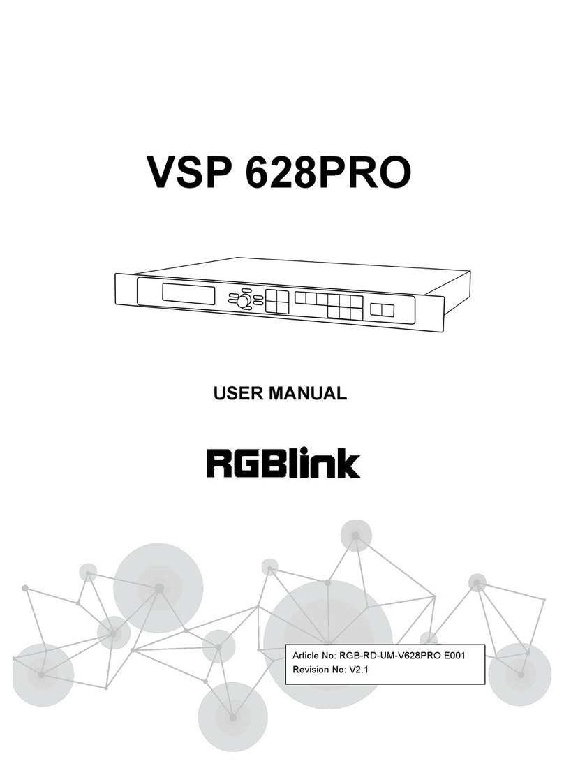 RGBlink VSP 628PRO user manual RGBlink VSP 628PRO user manual