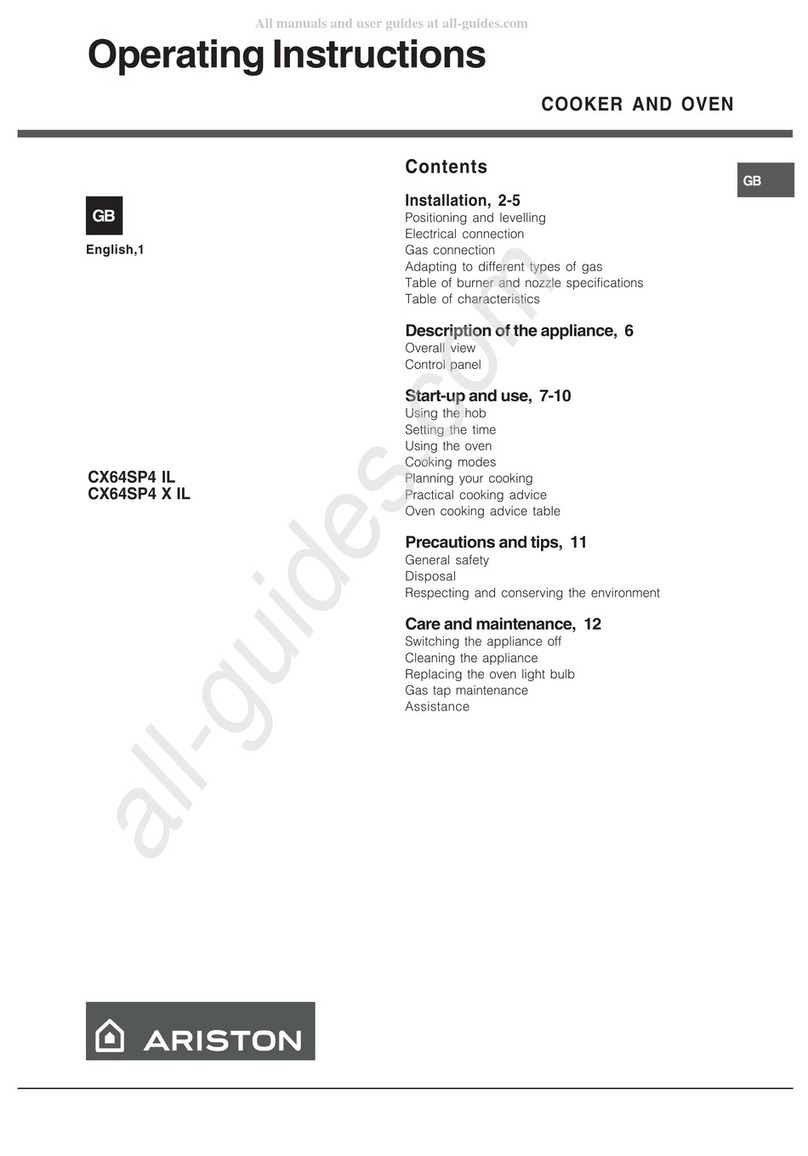 Ariston CX64SP4 IL User manual