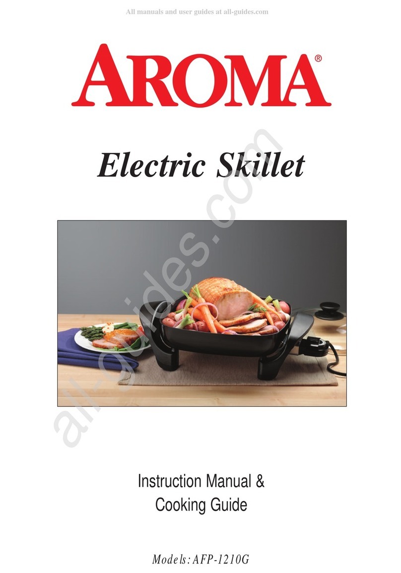 Aroma AFP-1210G Instruction manual & cooking guide