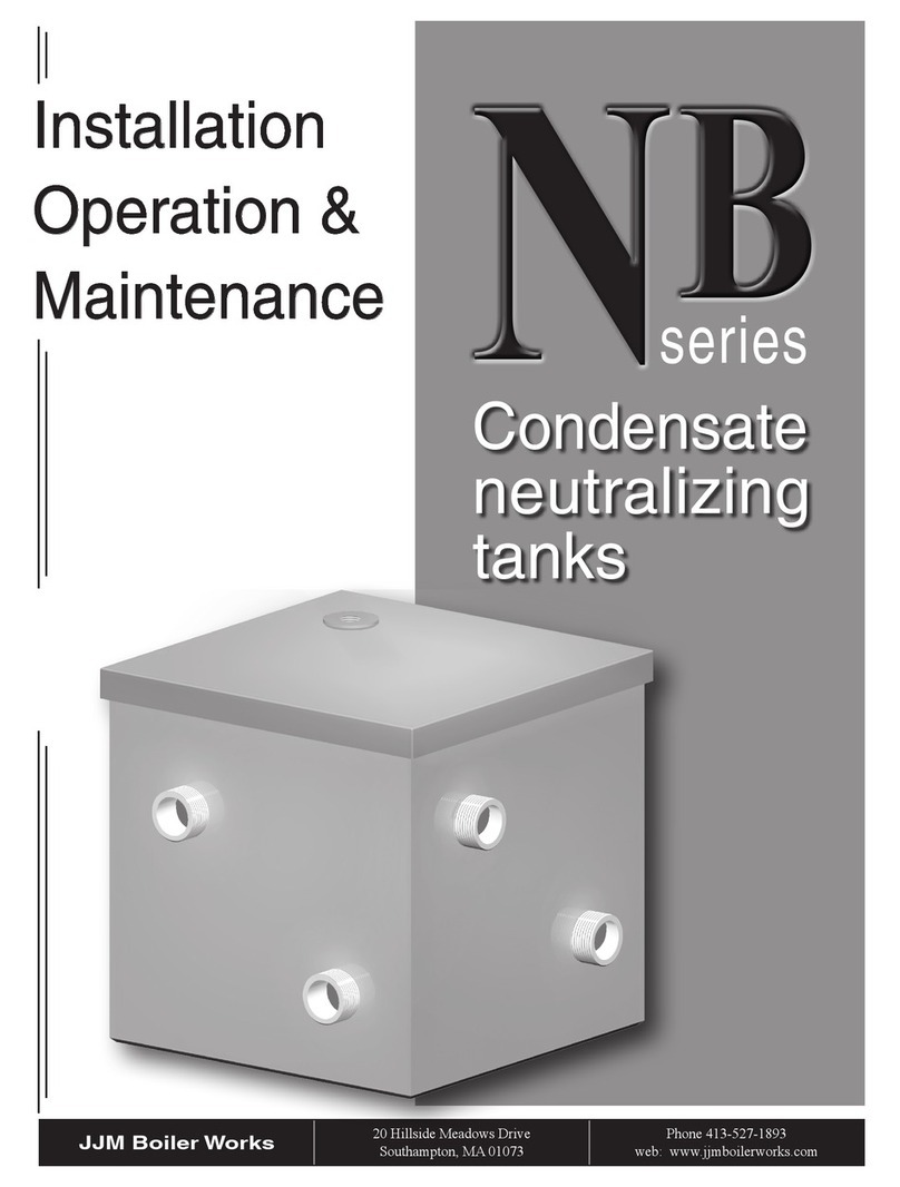 JJM Boiler Works JM Series Installation operation & maintenance