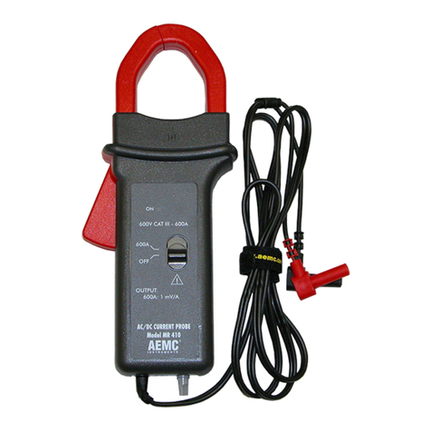 AEMC MR410 User manual