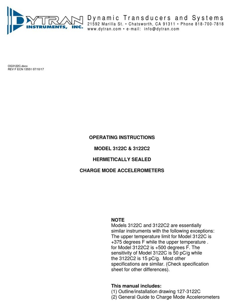 Dytran 3122C operating instructions