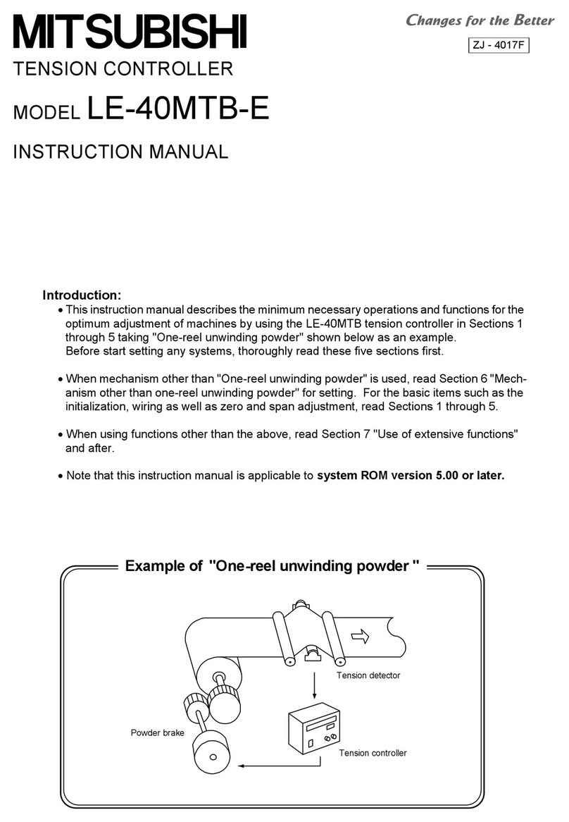 Mitsubishi LE-40MTB-E instruction manual
