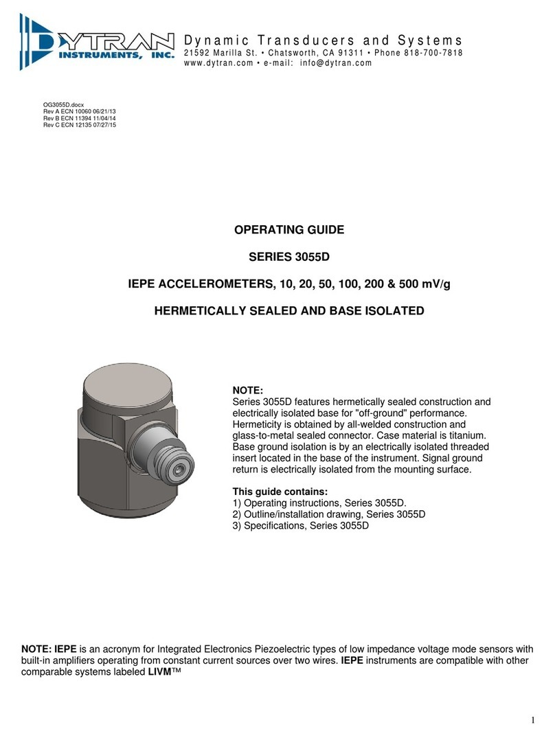 Dytran 3055D Series User manual