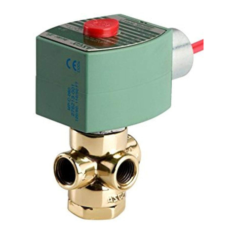 Asco 8320 Series Installation and operating instructions