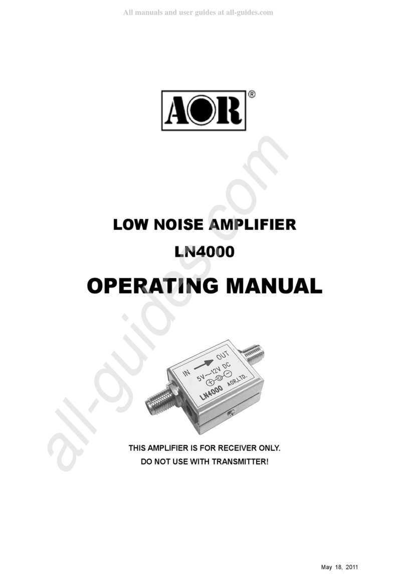 AOR LN4000 operating manual