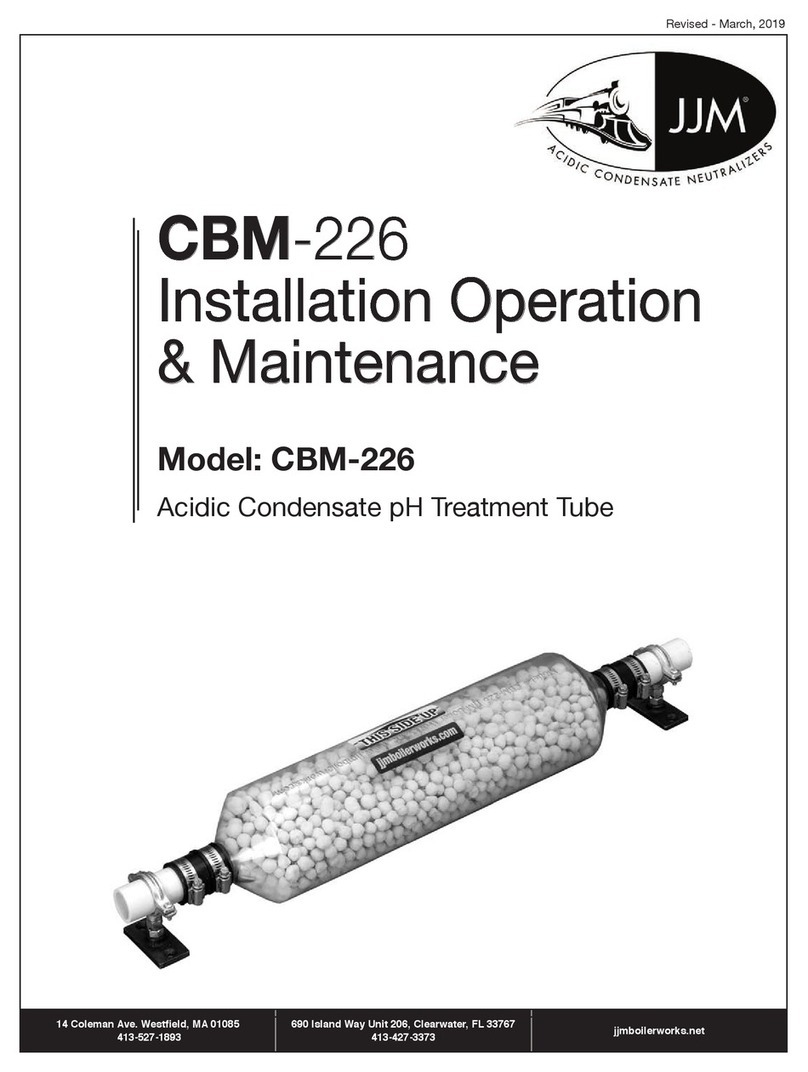 JJM Boiler Works CBM-226 Owner's manual