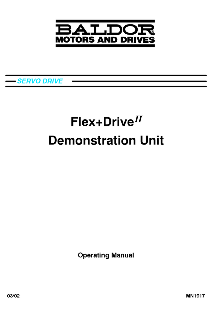 Baldor Flex+DriveII User manual