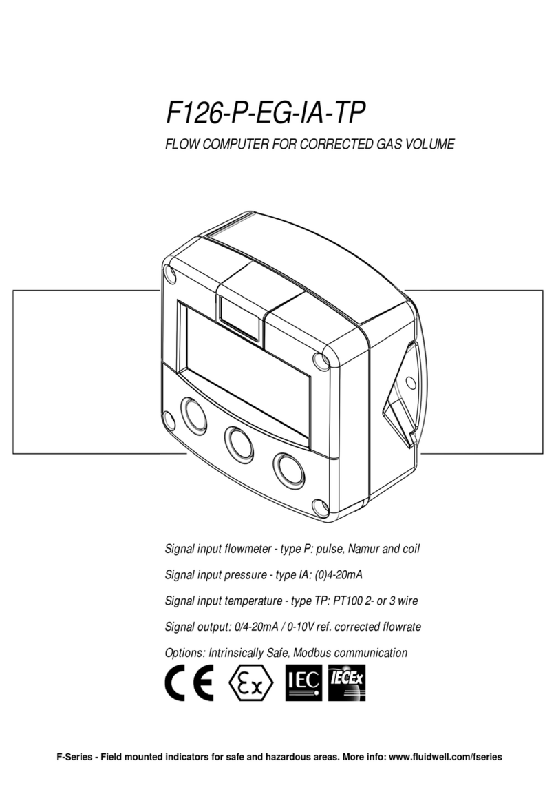 Fluidwell F126-P-EG-IA-TP manual