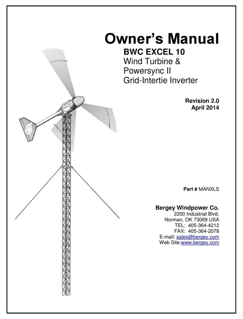 Bergey Powersync II owner's manual
