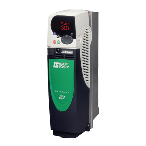 Leroy-Somer unidrive sp Quick start commissioning guide
