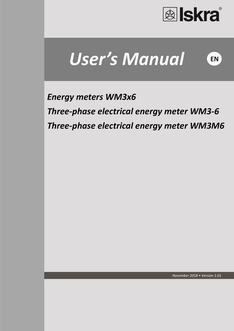 Iskra WM3x6 Series User and installation manual