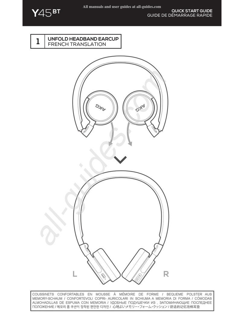 AKG Y45BT User manual