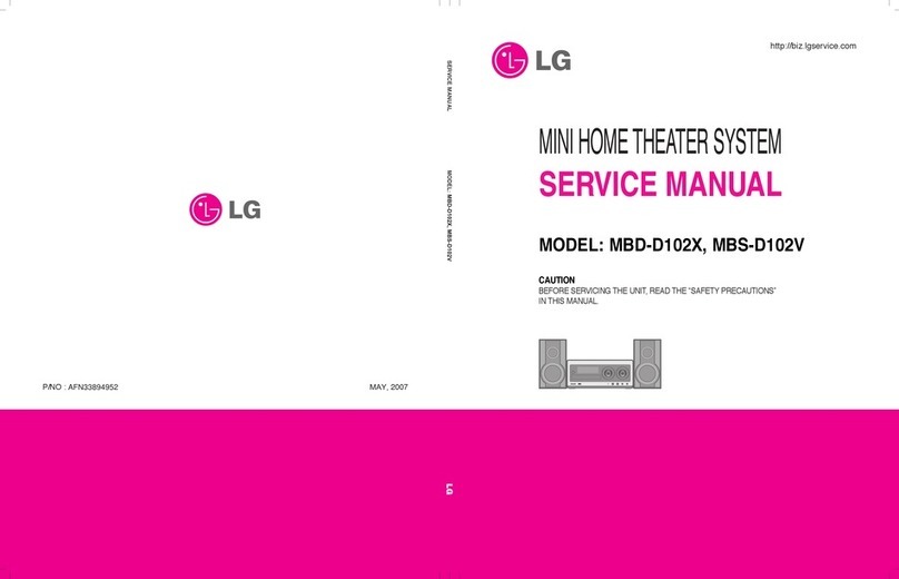 LG MBD-D102X User manual