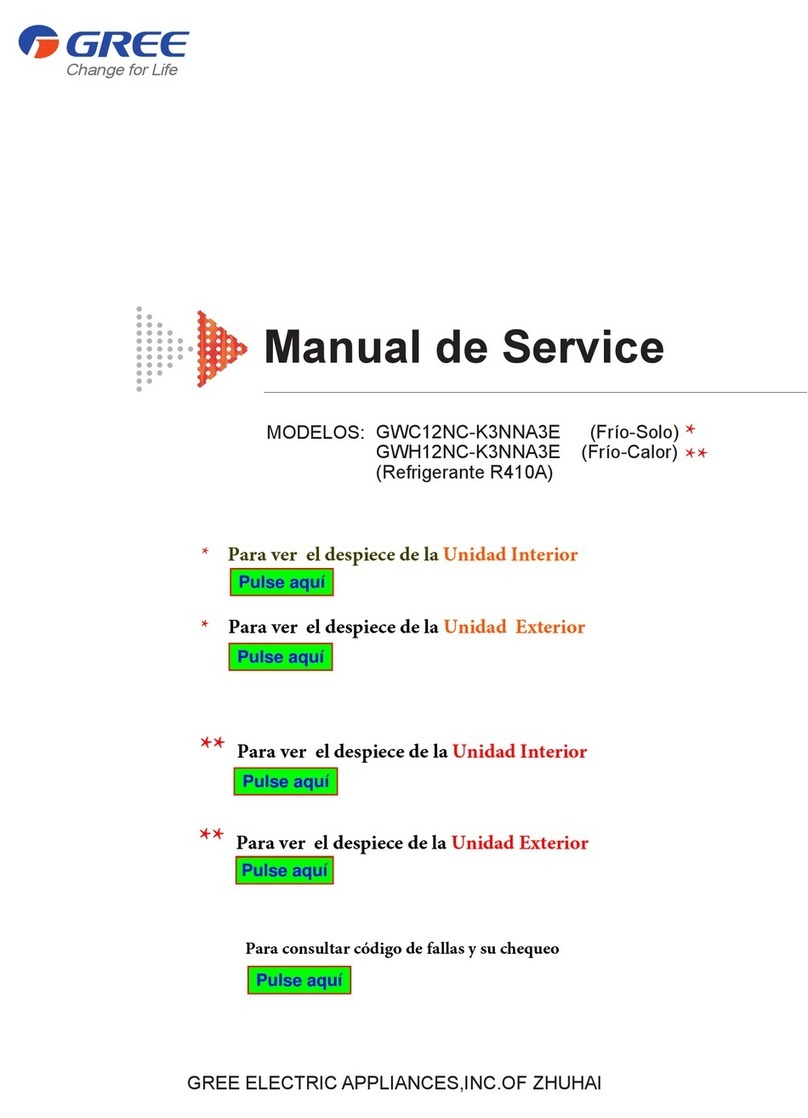 Gree GWC12NC-K3NNA3E User manual Gree GWC12NC-K3NNA3E User manual