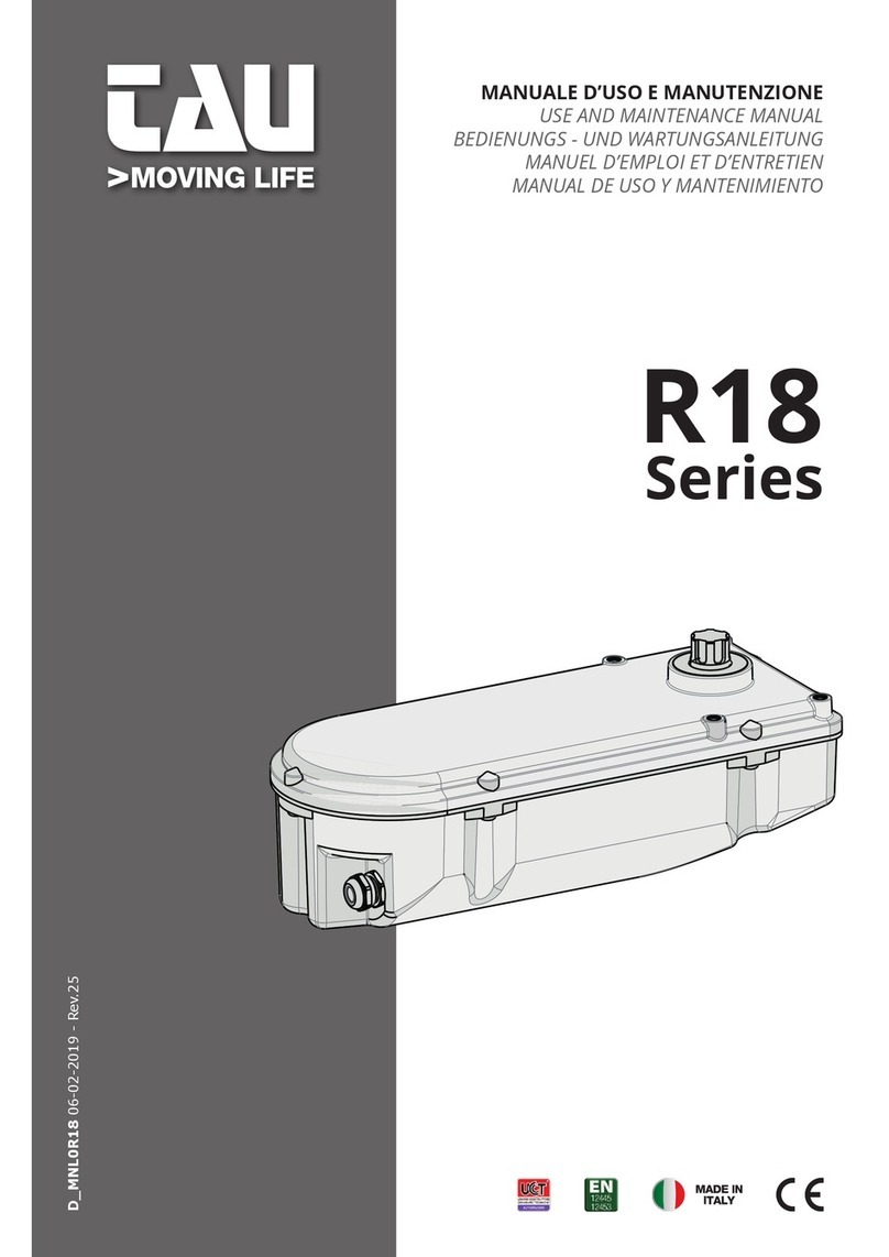tau R18 series User manual