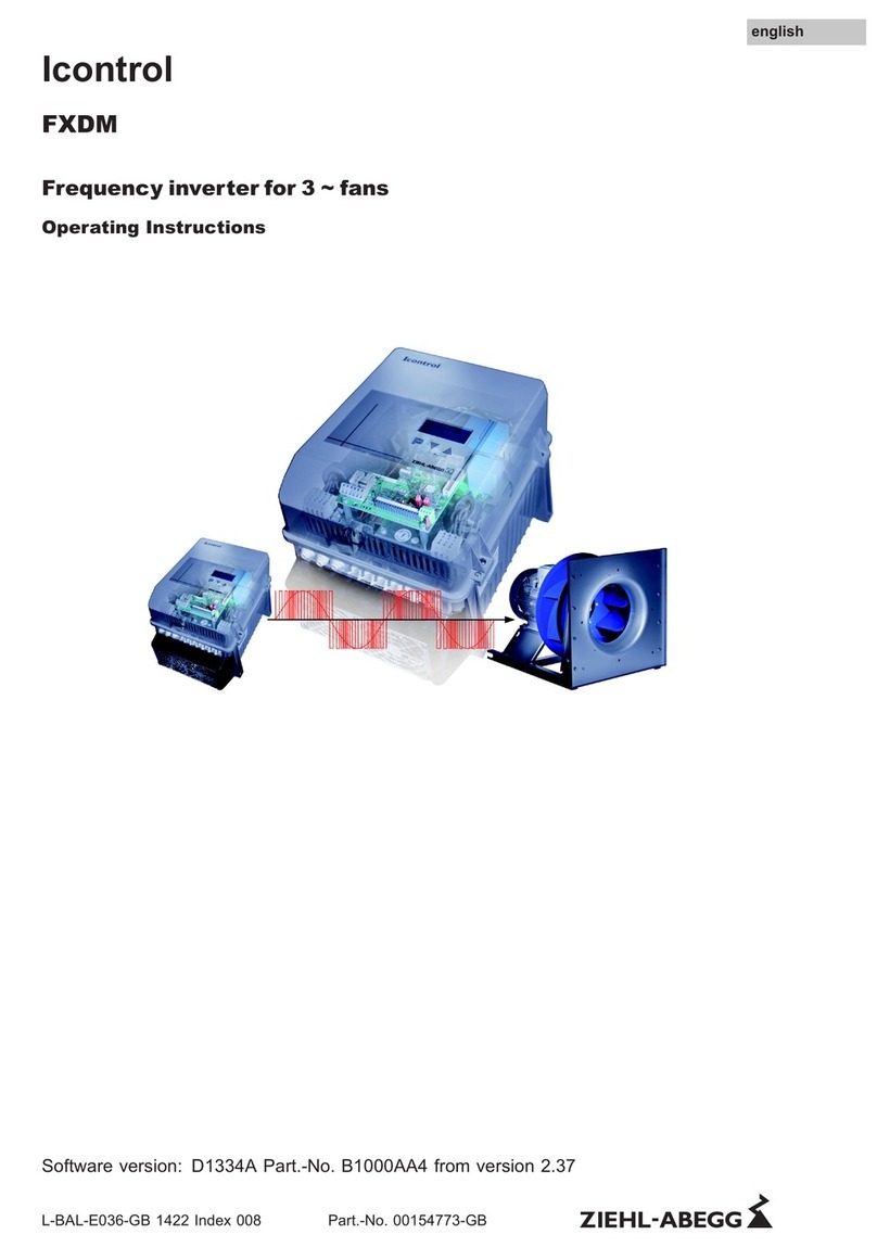 ZIEHL-ABEGG Icontrol FXDM Series User manual