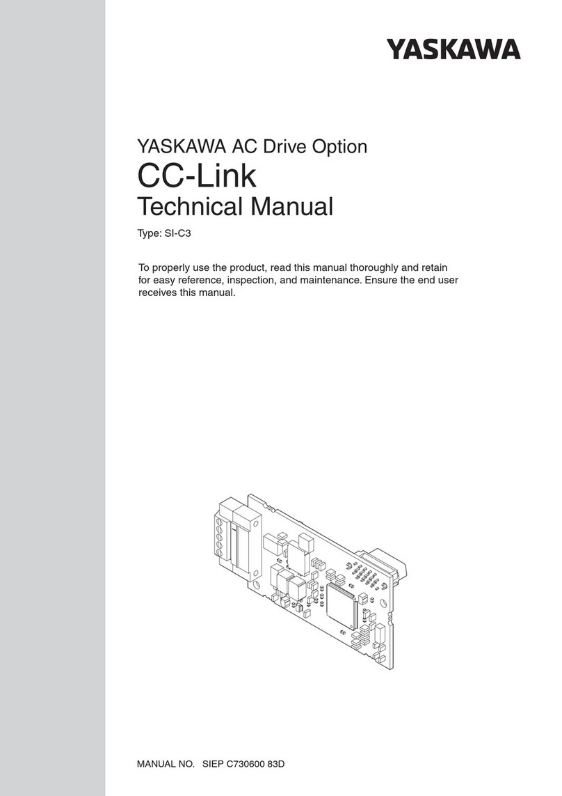 YASKAWA CC-Link User manual