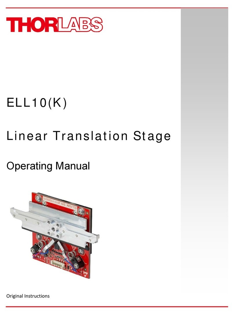 THORLABS ELL10(K) User manual