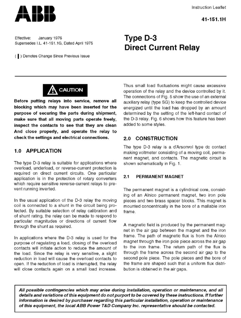ABB D-3 instructions