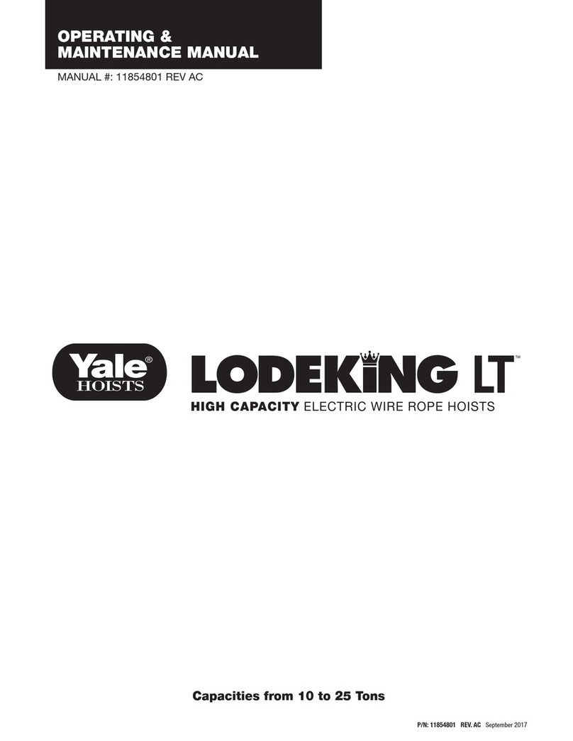Yale Lodeking LT Series Installation and operation manual
