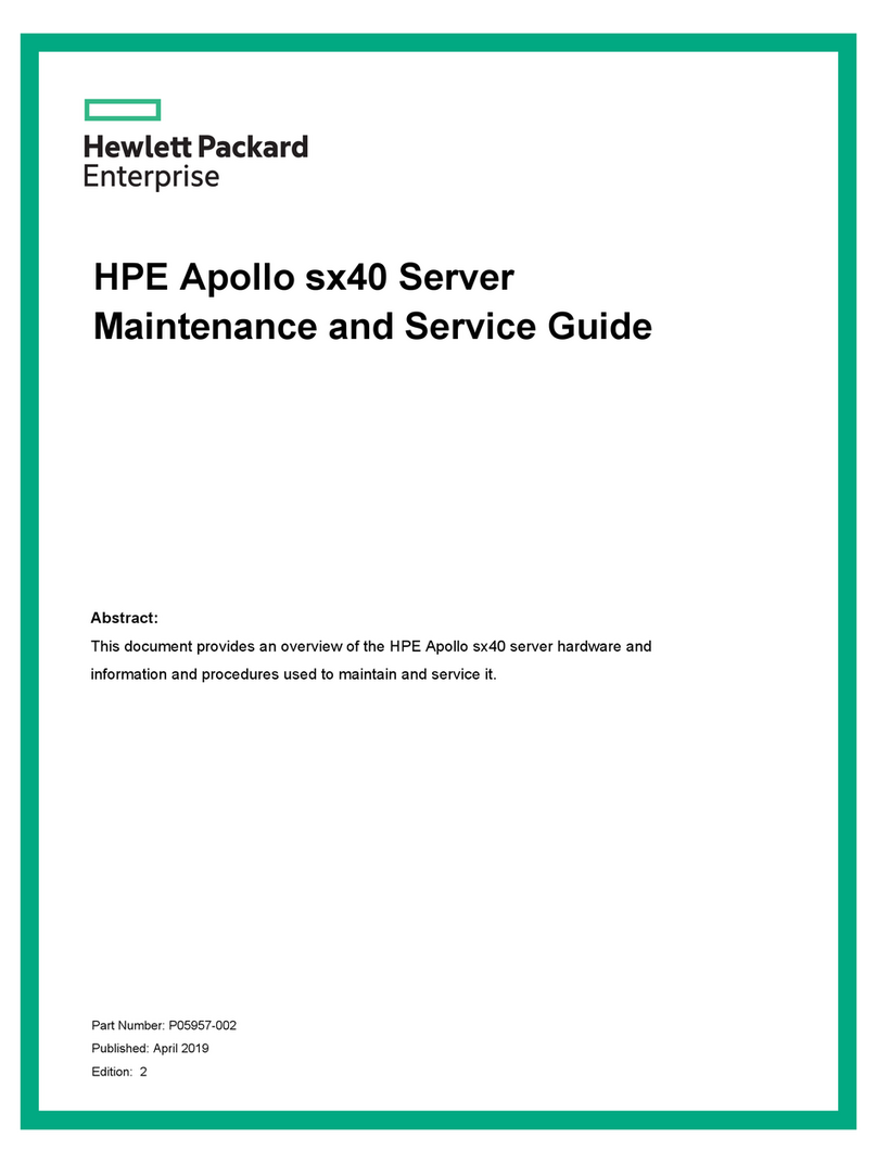 HPE Apollo sx40 Maintenance and service guide