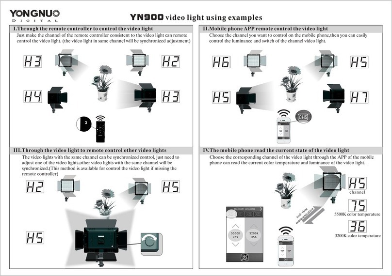 Yongnuo YN900 quick start guide