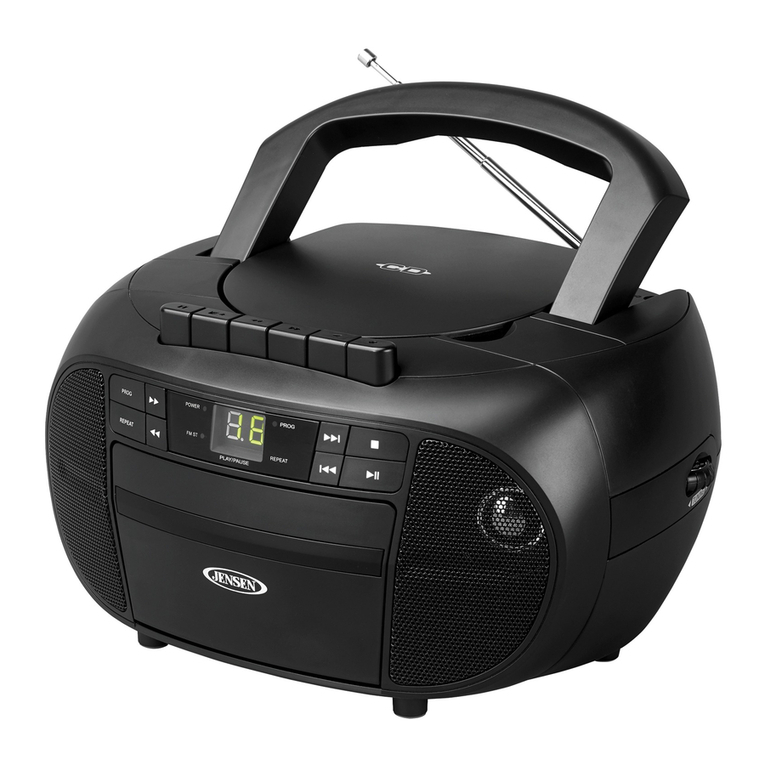 Jensen CD-550 user manual