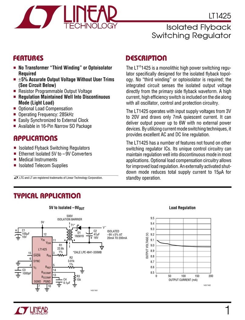 Linear Technology LT1425 manual