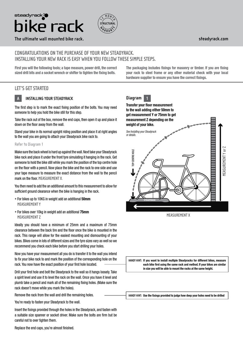 Steadyrack Bike Rack Let's get started